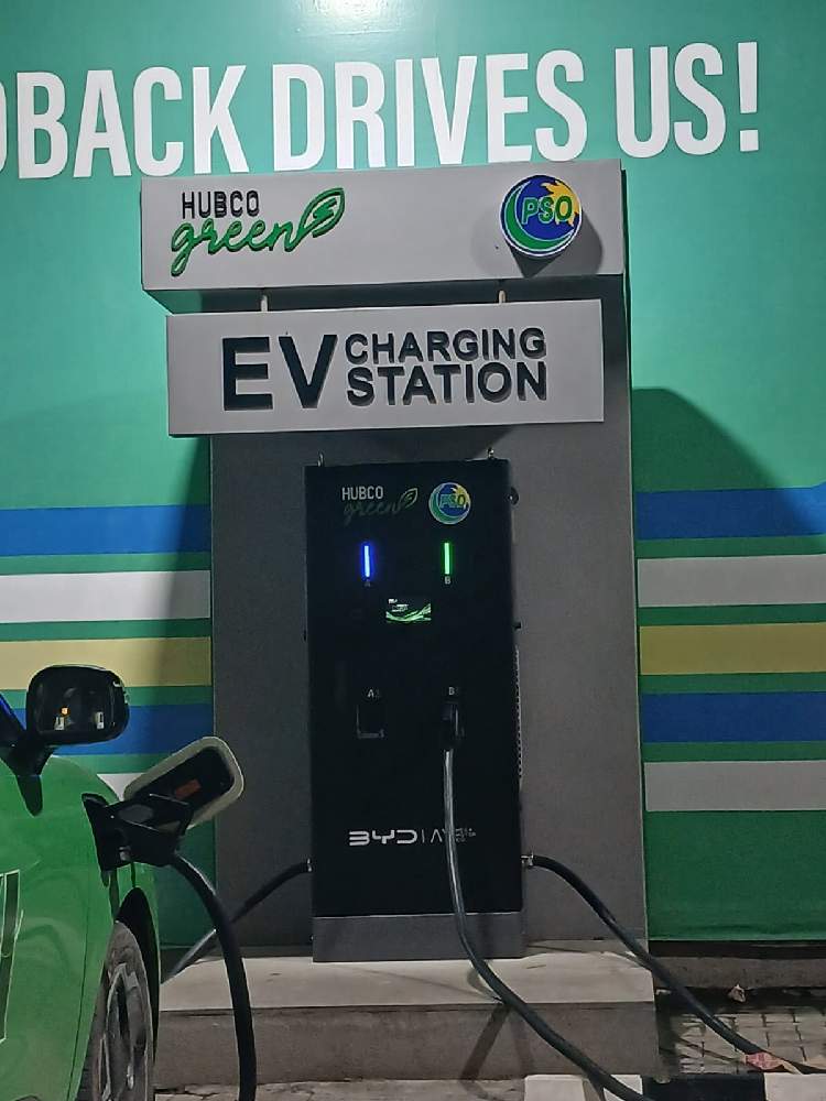 HUBCO - PSO, Bahria Filling Station EV charging station in Lahore — 60 kW CCS2